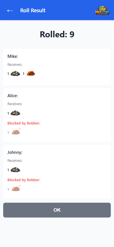 HexLogic app screen 6